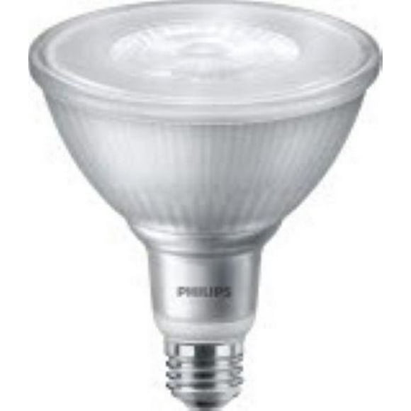 Philips LED PAR38 E26 120W Equivalent Reflector Energy Saving Light Bulb, Dimmable Bright White (3000K), Philips 120W DEL Par38 BW
