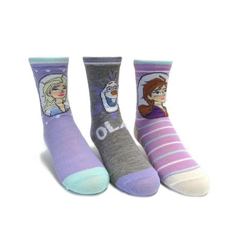 Disney Frozen2 Girls' 3-Pack Crew Socks | Walmart Canada