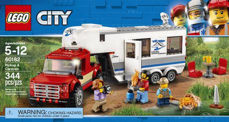 lego city pickup & caravan 60182 building kit