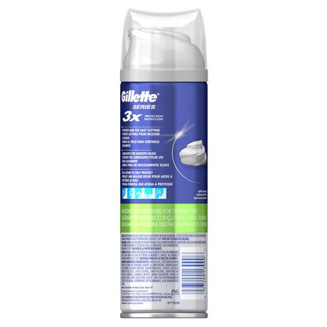 Gillette Series Sensitive Skin Aloe Shave Foam | Walmart Canada
