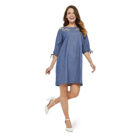 george denim dress