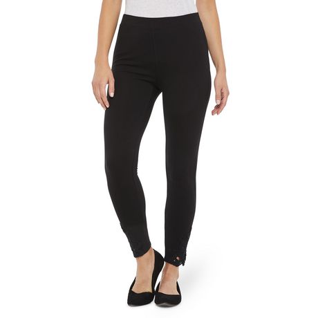 George Women's Lace Hem Leggings | Walmart Canada