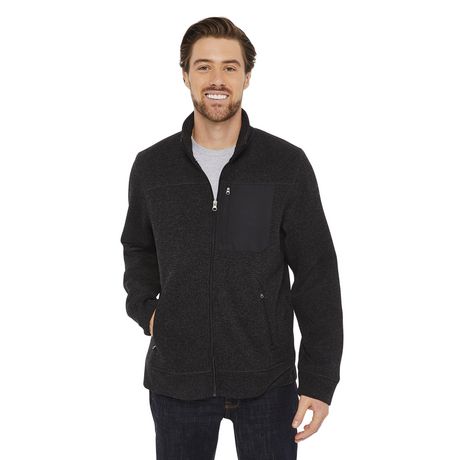 George Men's Full Zip Fleece Sweater | Walmart Canada