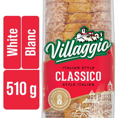 Pain blanc tranché épais de style italien Classico Villaggio® 510g