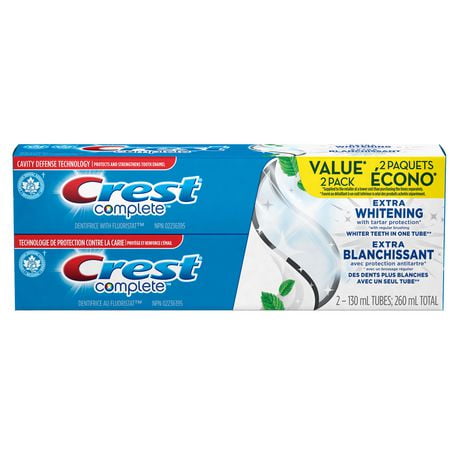 Crest Complete Extra Whitening Clean Mint Toothpaste Value Pack ...