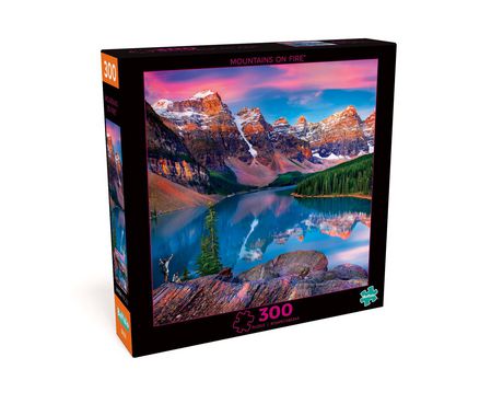 Buffalo Games Modern Photography Mountains on Fire 300 Piece Jigsaw ...