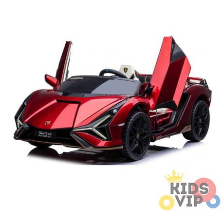 KidsVIP Kids Lamborghini Sian Voiture 4X4 sous licence officielle