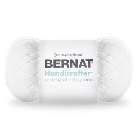 Bernat® Fil Handicrafter®, Coton #4 Moyen, 14oz/400g, 710 Yards Fil polyvalent de taille économique