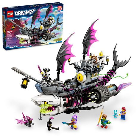 LEGO DREAMZzz Nightmare Shark Ship 71469 Building Toy Set, Pirate Ship and Monster Vehicle for Fans of the New LEGO DREAMZzz TV Show, Gift for Tweens and Kids Ages 10+