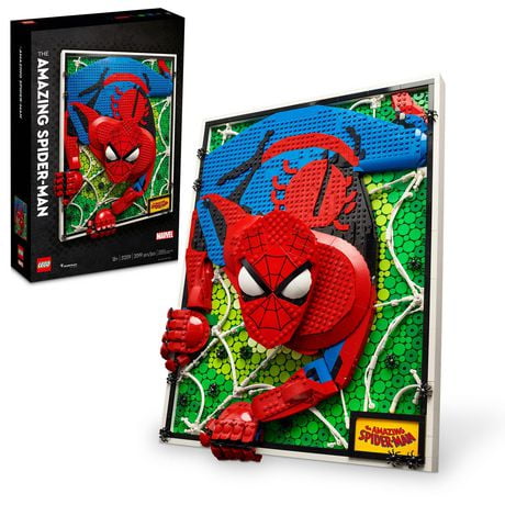 LEGO Art L’Extraordinaire Spider-Man 31209 Ensemble de construction (2 099 pièces)