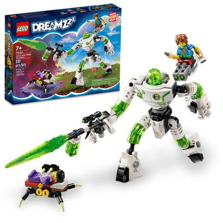 LEGO DREAMZzz Mateo and Z-Blob the Robot Building Toy Set, 2 in 1 Build Transforms Z-Blob to a Robot, Great Gift for Grandchildren or Kids Ages 7 and Up to Play with Friends or on Their Own, 71454, Includes 237 Pieces, Ages 7+