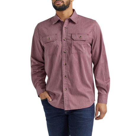 Wrangler Long Sleeve Twill Shirt | Walmart Canada