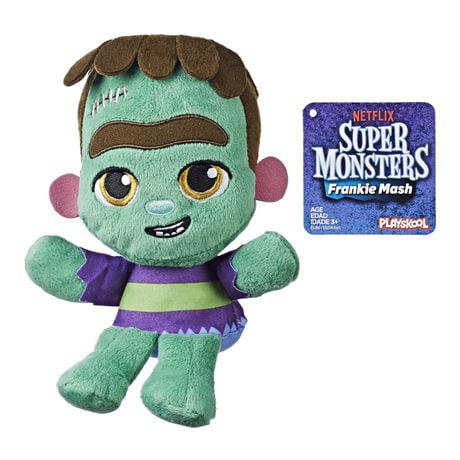 Netflix Super mini monstres - Peluche Super mini monstres Frankie Mash, jouet pour les enfants de 3 ans et plus