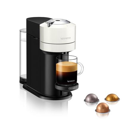 Machine à café et espresso Vertuo Next de Nespresso par De'Longhi, Blanc