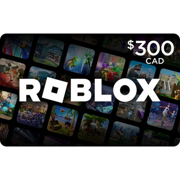 Carte cadeau digitale Roblox $300 [inclut un article virtuel gratuit]