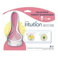 Equate Women's Triple Blade Disposable Razors, Pack of 4 Razors ...