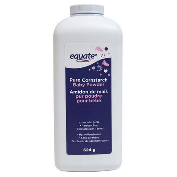 Equate Pure Cornstarch Baby Powder - Original, 624g