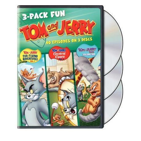 3-Pack Fun: Tom And Jerry - Fur Flying Adventures Vol. 1 / Greatest ...