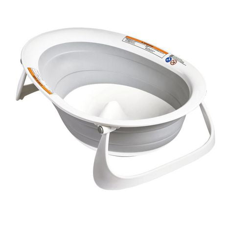 Boon Grey Naked Collapsible Tub