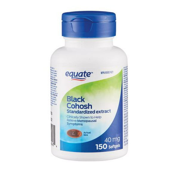 Equate Black Cohosh 40 mg, 150 Softgels