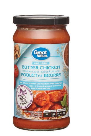 Great Value Butter Chicken Cooking Sauce | Walmart Canada