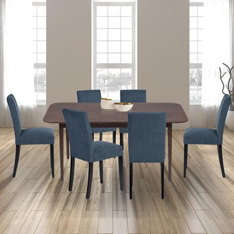 Homylin Farmhouse Dining Table Set Of 6 Expandable Kitchen Table And   6000205829548 