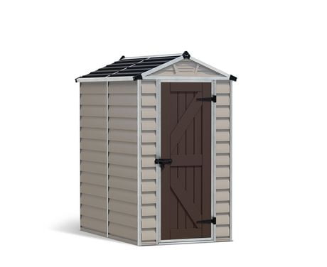 SkyLight 4 ft. x 6 ft. Garden Outdoor Storage Shed - Beige - Walmart.ca