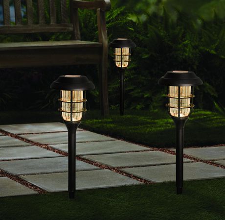 Lutabuo Phare Solaire LED Lumière Clôture De Jardin Balise Extérieure  Faisceau Rotatif Lampe 