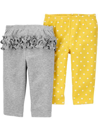 Carters Just One You Baby Girls 2 Pack Pants 
