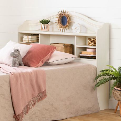 South Shore Summer Breeze Collection Full Bookcase Headboard | Walmart