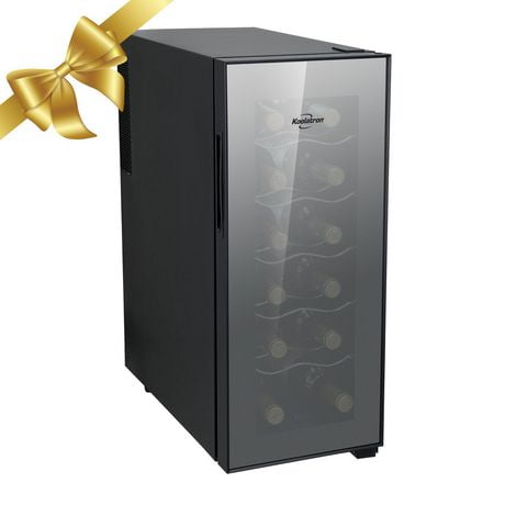 Koolatron 12 Bottle Wine Cooler Thermoelectric Freestanding Wine Fridge