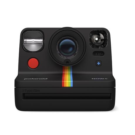 Polaroid Now+ 2e Génération Appareil photo à film instantané I-Type avec contrôle Bluetooth par application - Noir (9076)