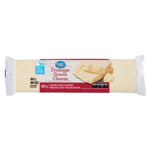 Great Value Gouda Cheese, 400 g