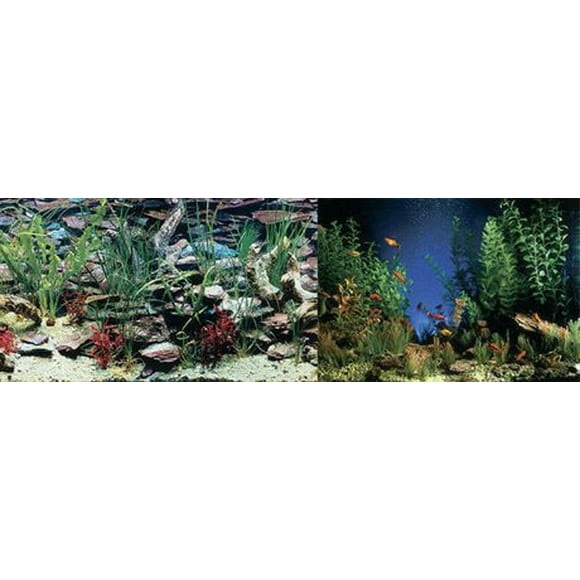 Penn-Plax, 2 sided Background, Up to 29 Gallons