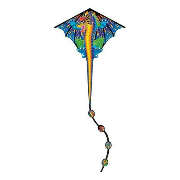 X Kites DLX Diamond Deluxe Nylon DIamond Kite - Dragon