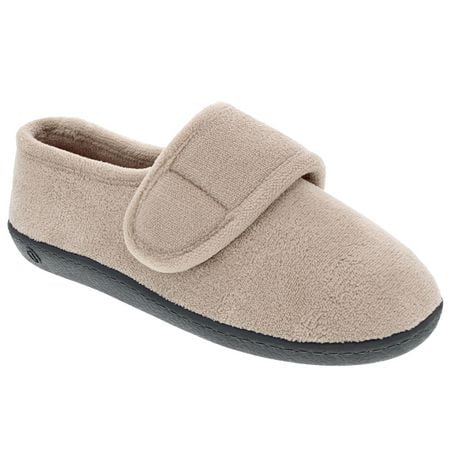 ISOspa by isotoner® Women's Joan Microterry Espadrille Slippers with Velcro Strap