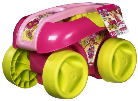 mega bloks pink wagon