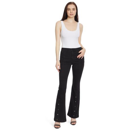 Sofia Jeans by Sofia Vergara Women's Melisa Flare Front Seam with ...