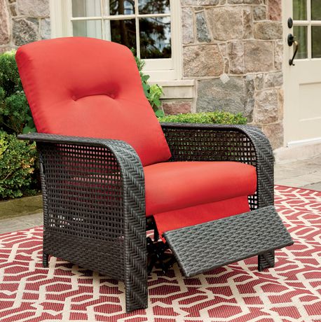 Hometrends Tuscany Recliner Chair, Outdoor Wicker Recliners Canada