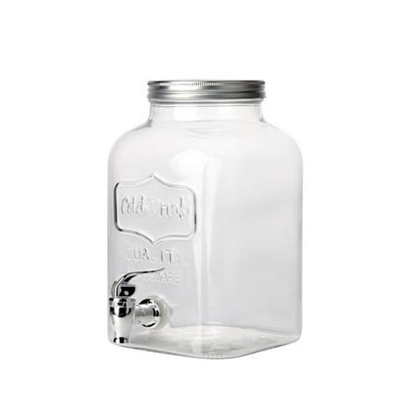 Hometrends  Mason Glass Dispenser,1 gallon,1 piece, 1 Gallon dispenser