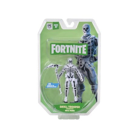 Fortnite 4" Solo Mode Core Figure Pack-Skull Trooper (Inverted)