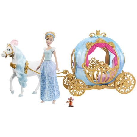 Disney Princess Toys, Cinderella Doll, Horse and Carriage