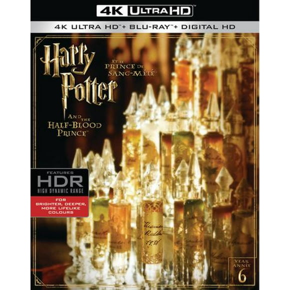 Harry Potter And The Half-Blood Prince (4K Ultra HD + Blu-ray + HD Numérique) (Bilingue)