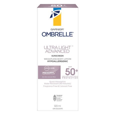 garnier ultra light spf 50