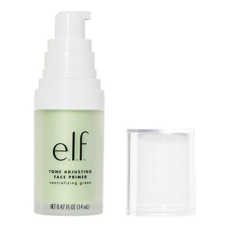 e.l.f. Cosmetics Mineral Face Primer, Tone Adjusting Green, Face Primer, 14ml