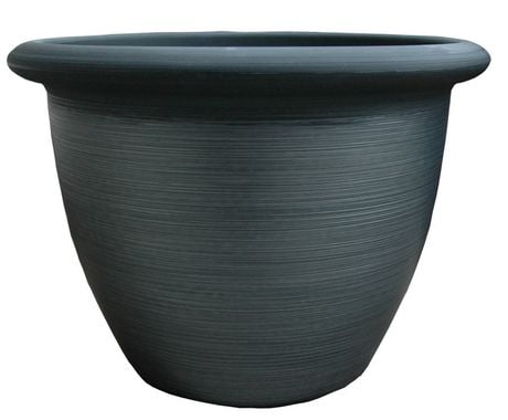 Listo Sevilla Planter With Internal Self Watering Dish Black