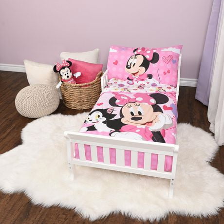 Disney Minnie Mouse 3-Piece Toddler Bedding Set
