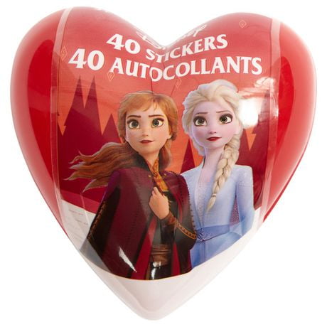 Frozen II, 40 autocollants de la Saint-Valentin, autocollants d'échange de classe