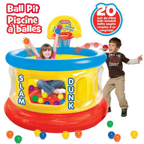Double Piscine Pour Enfants Avec Slide Balls et Mini Jeux 295x190 cm
