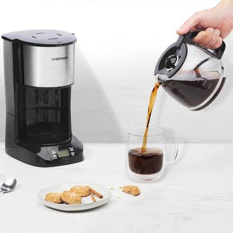 Chefman 12 Cup Programmable Coffee Maker RJ14-12-RO | Walmart Canada